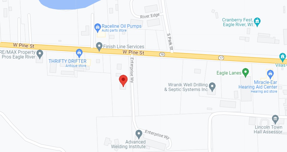 Kenny's Elite Auto Detail and Tinting Map Location 822 Pine St, Eagle River, WI 54521